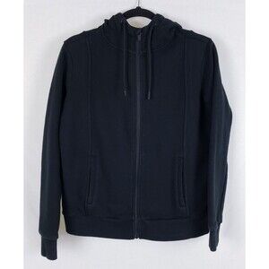 Figs Sweatshirt Hoodie Womens S Black Essential Full Zip Nurse Casual